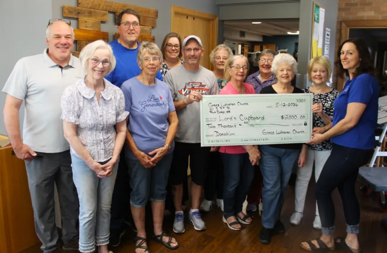 Grace Lutheran makes donations